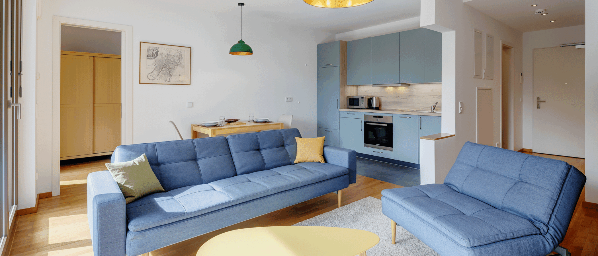 appartamento München Schwabing - Domagkpark 02 zona living 10791