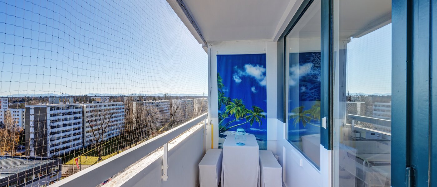 appartamento München Parkstadt Solln 01 balcone 10793