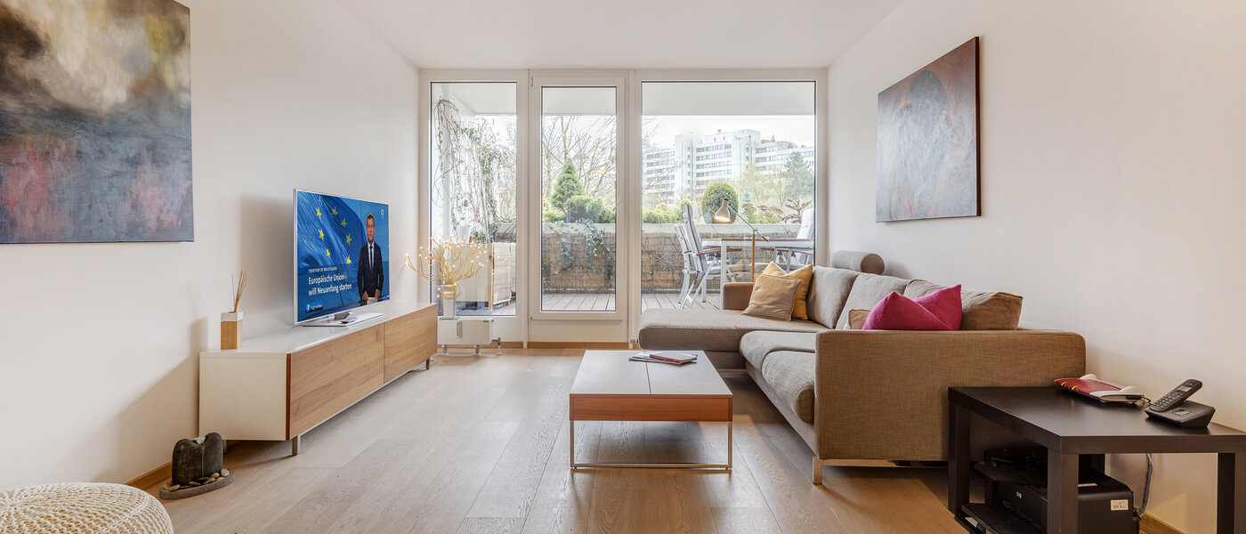 appartamento München Olympiadorf 01 soggiorno 10807