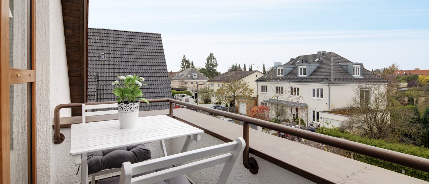 attico München Denning 03 2° balcone 10809