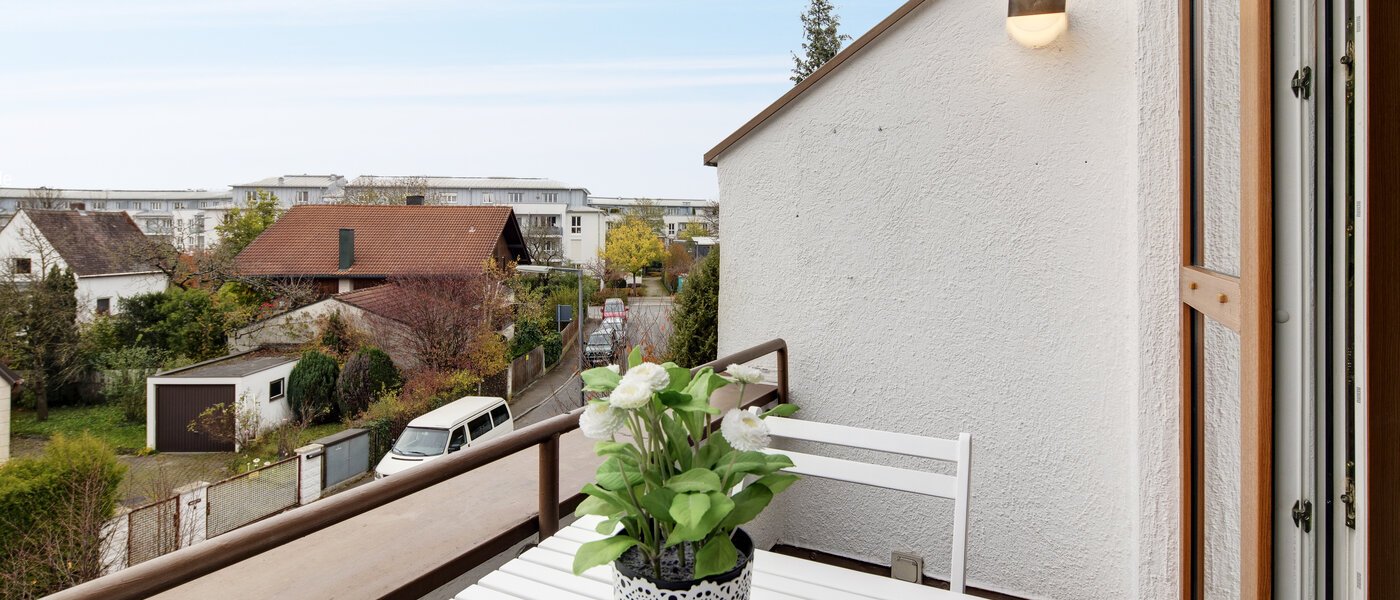 attico München Denning 04 2° balcone 10809