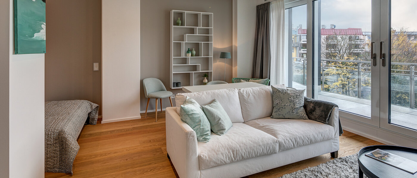 appartamento München Schwabing-West (rund um den Hohenzollernplatz) 03 soggiorno 10823