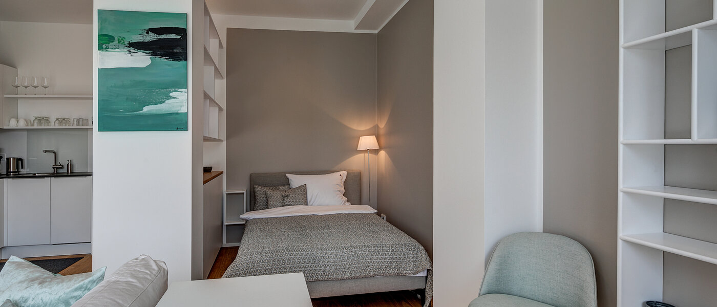 appartamento München Schwabing-West (rund um den Hohenzollernplatz) 05 soggiorno 10823