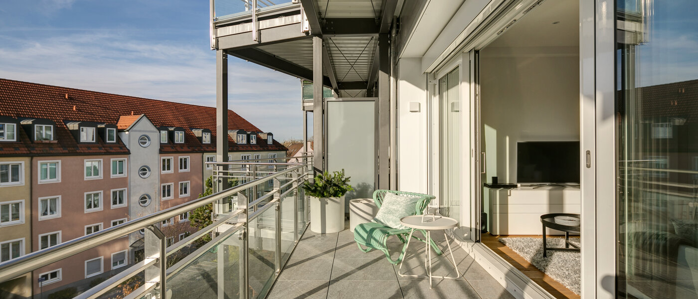 appartamento München Schwabing-West (rund um den Hohenzollernplatz) 01 balcone 10823