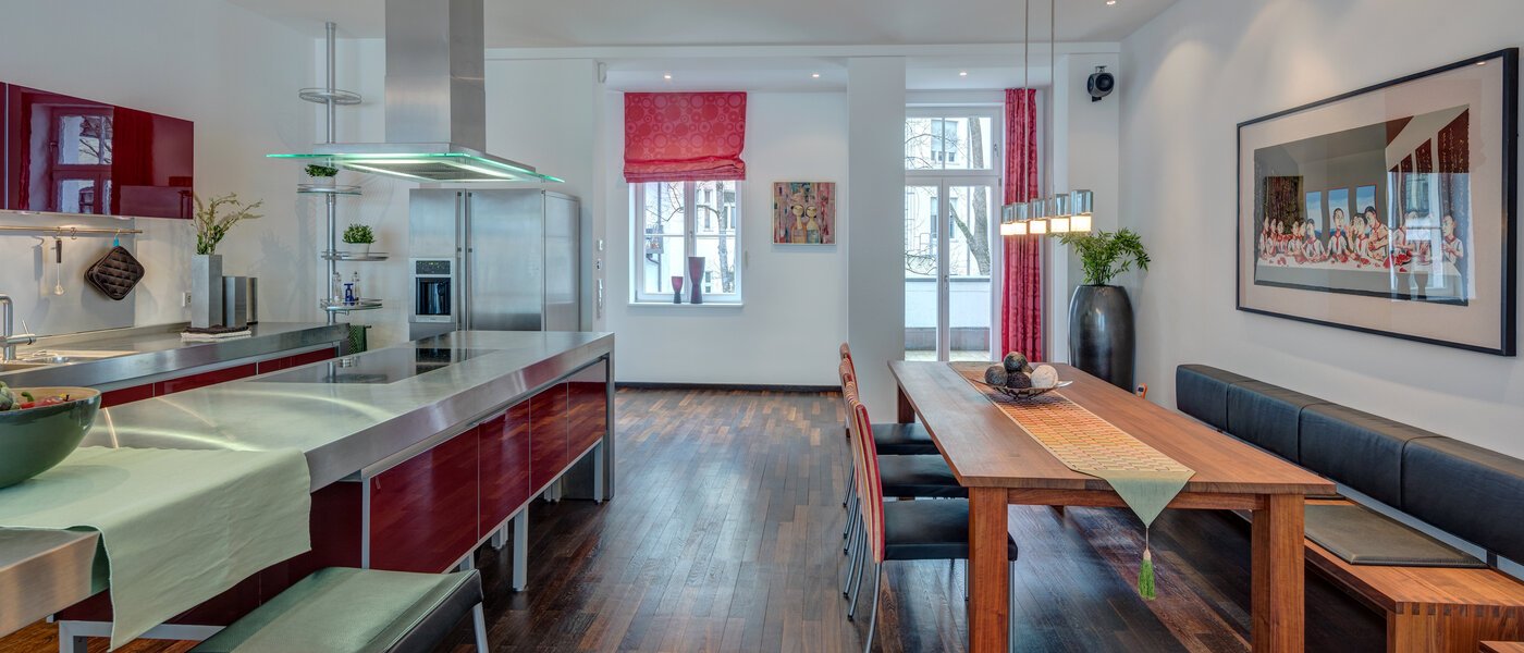 appartamento München Bogenhausen 05 soggiorno 10830