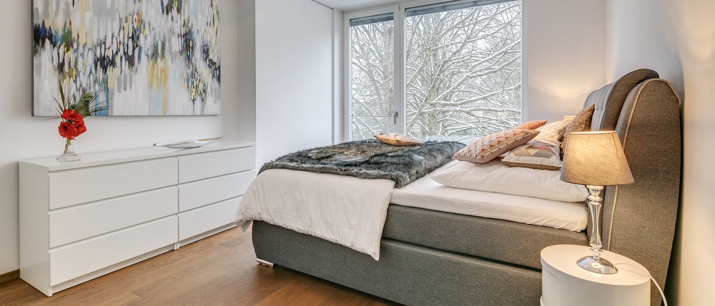 appartamento München Nymphenburg 03 camera da letto 10849