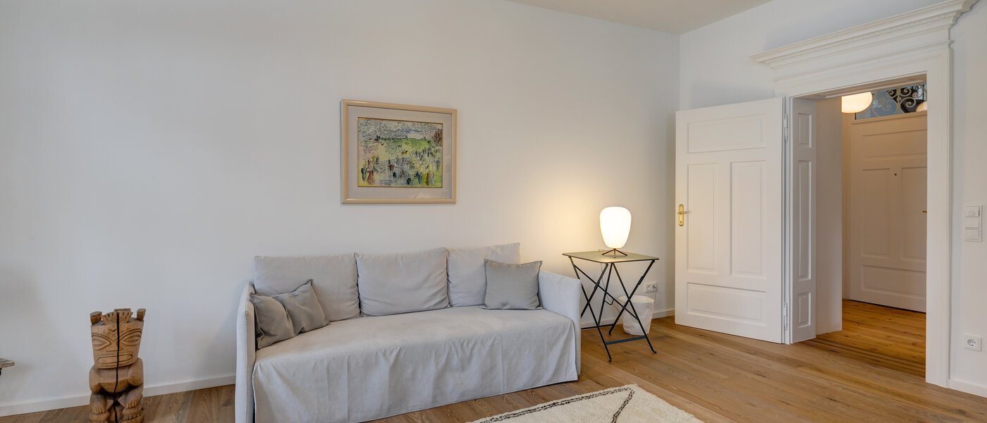 appartamento München Nymphenburg-Gern 04 soggiorno 10861