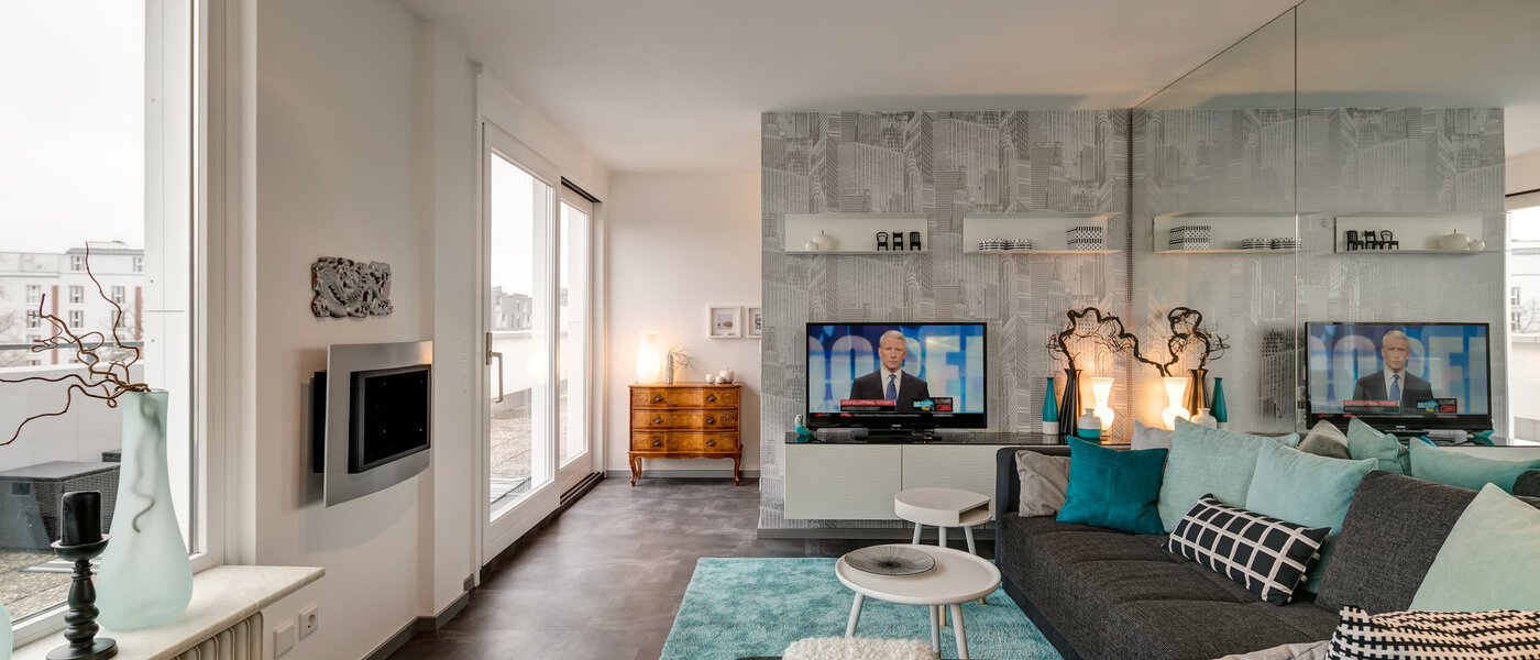 appartamento München Neuhausen 01 zona living 10865