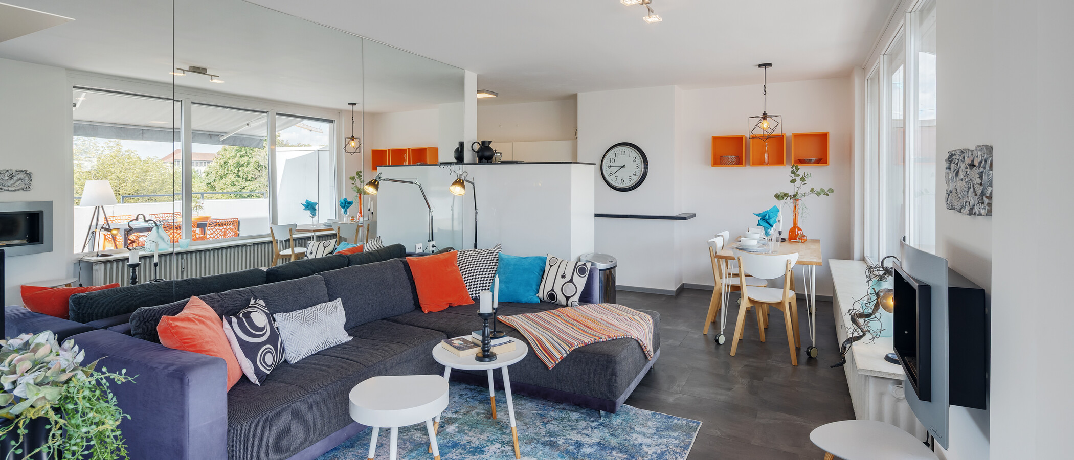 appartamento München Neuhausen 01 zona living 10865