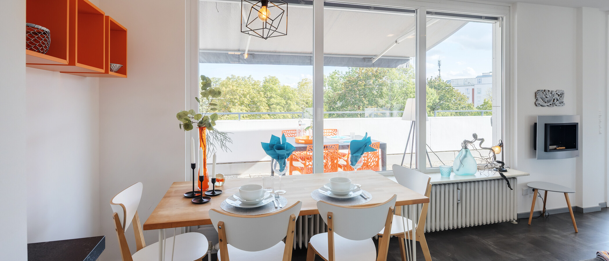 appartamento München Neuhausen 02 zona living 10865