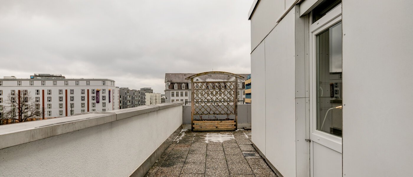 appartamento München Neuhausen 02 terrazza sul tetto 10865