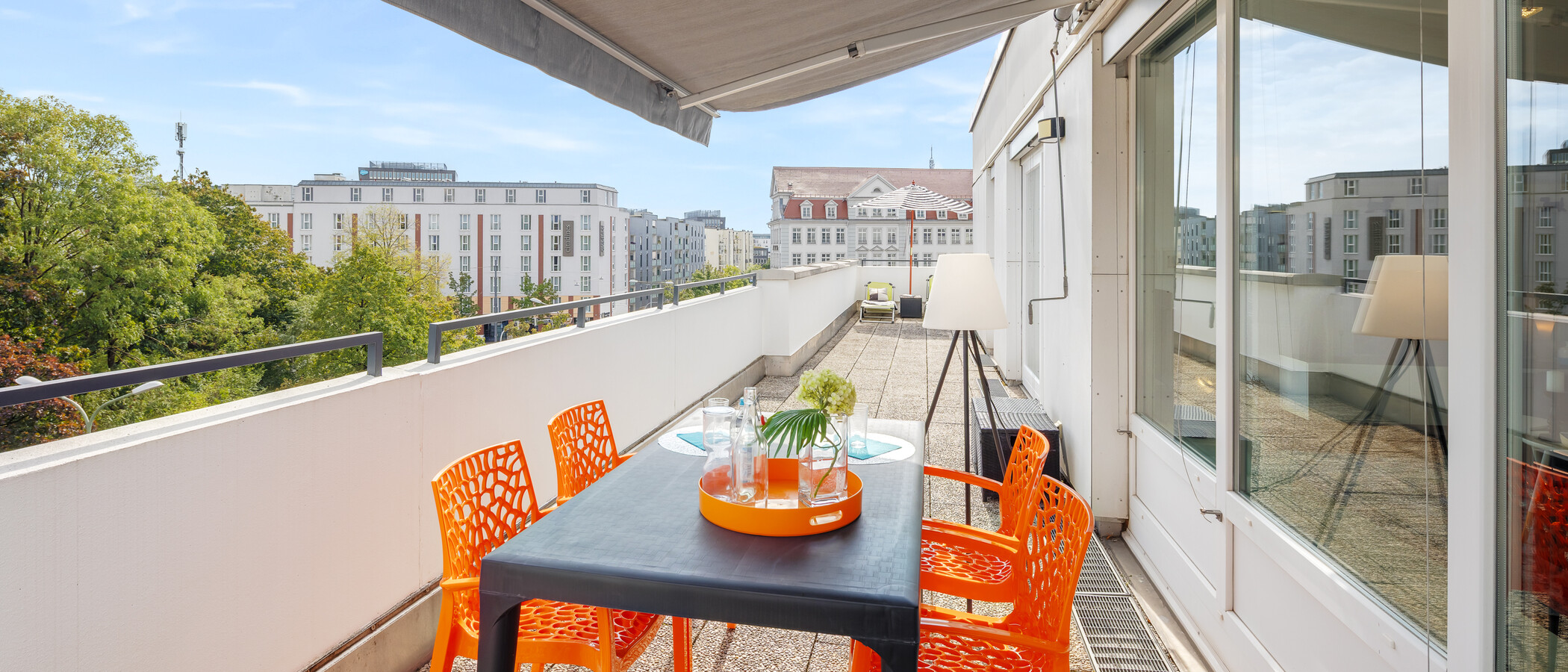 appartamento München Neuhausen 02 terrazza sul tetto 10865
