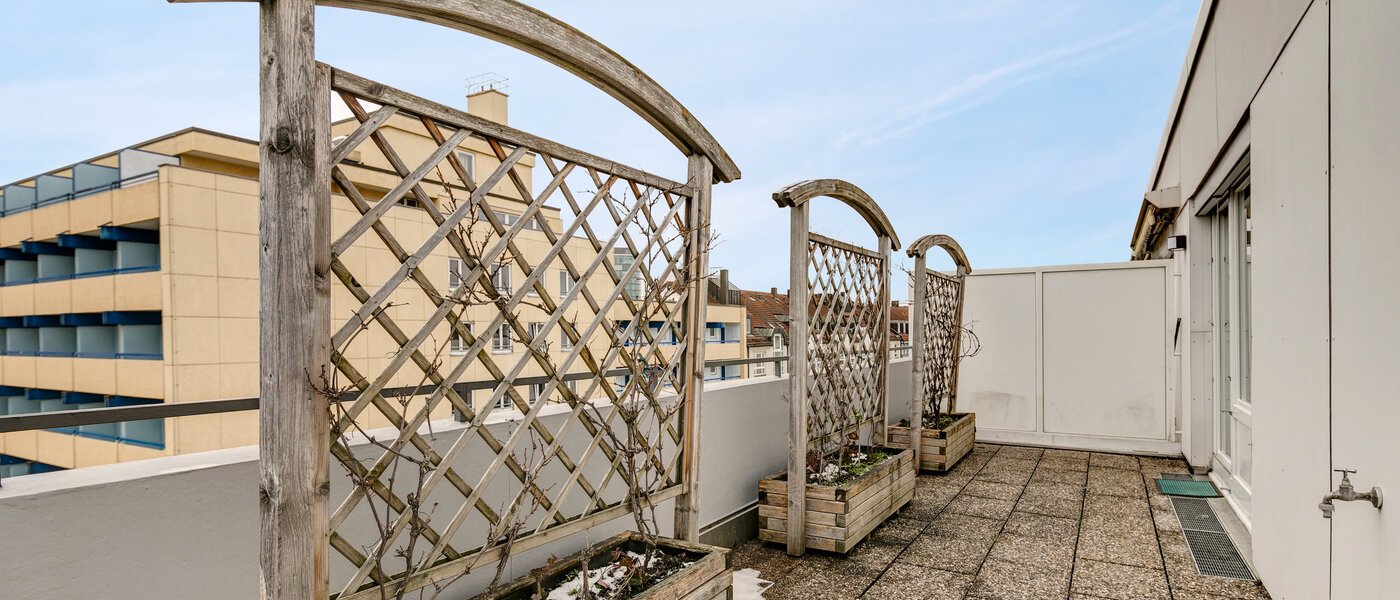 appartamento München Neuhausen 03 terrazza sul tetto 10865
