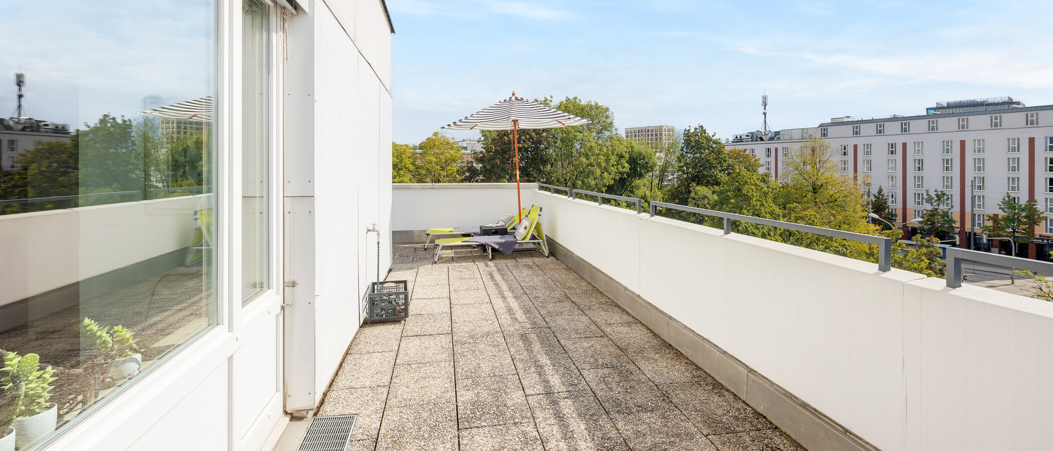 appartamento München Neuhausen 04 terrazza sul tetto 10865