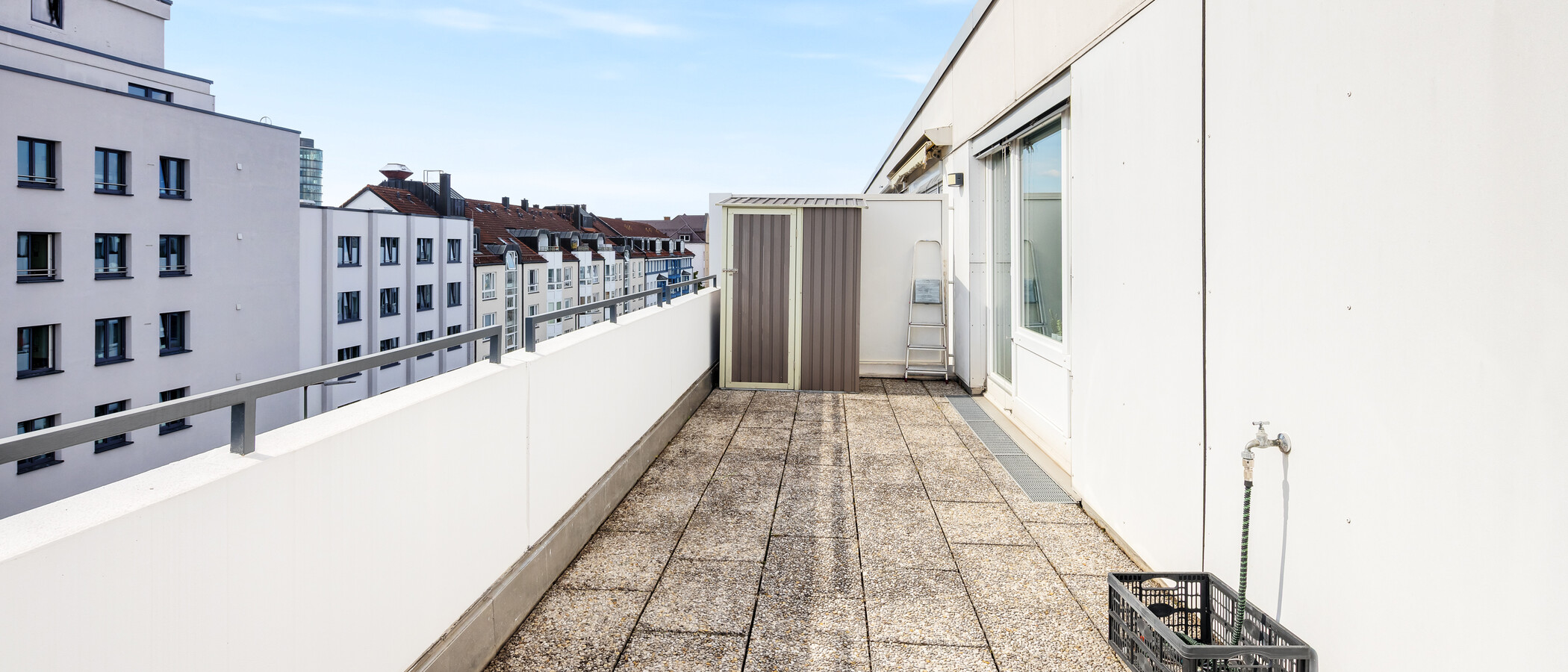 appartamento München Neuhausen 05 terrazza sul tetto 10865