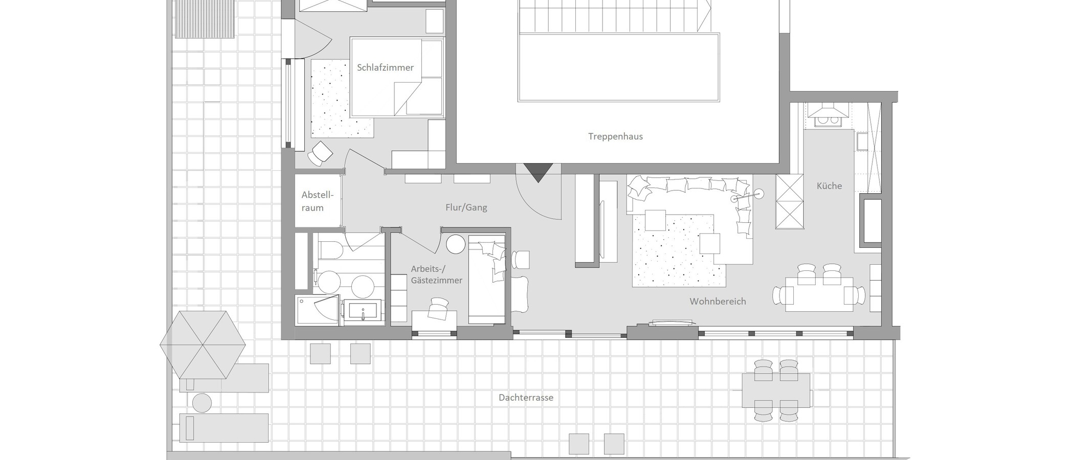 appartamento München Neuhausen 01 planimetria 10865