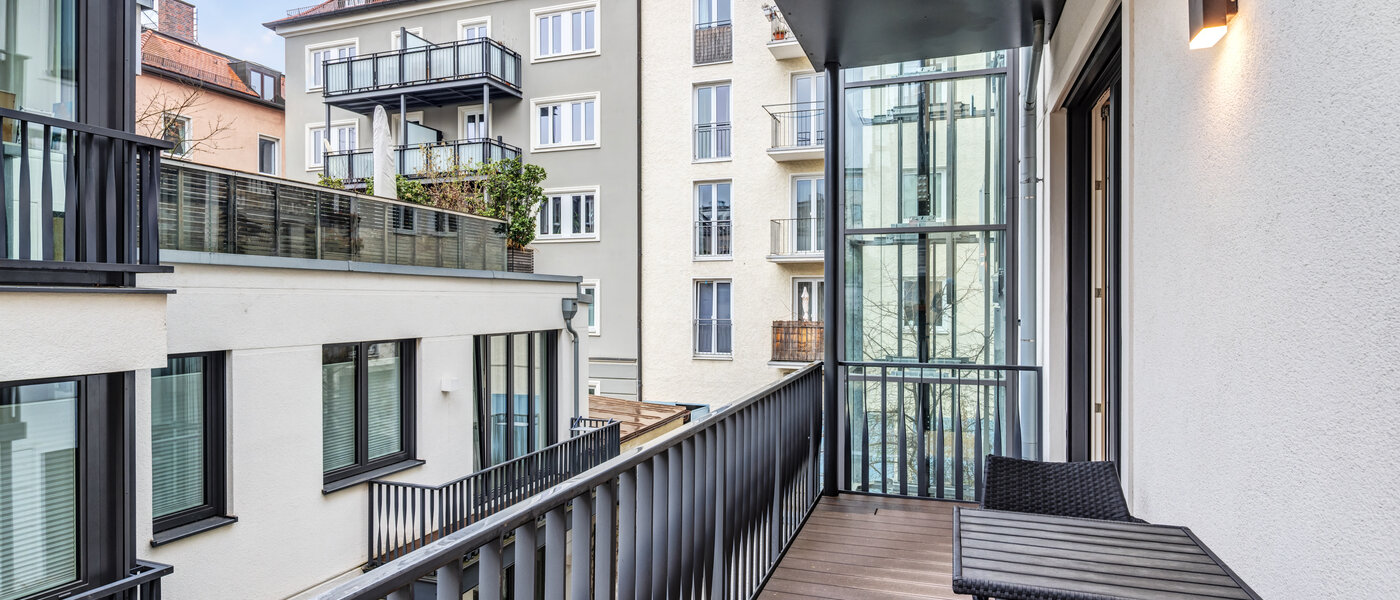 appartamento München Maxvorstadt - Rund um den Josephplatz 02 balcone 10866