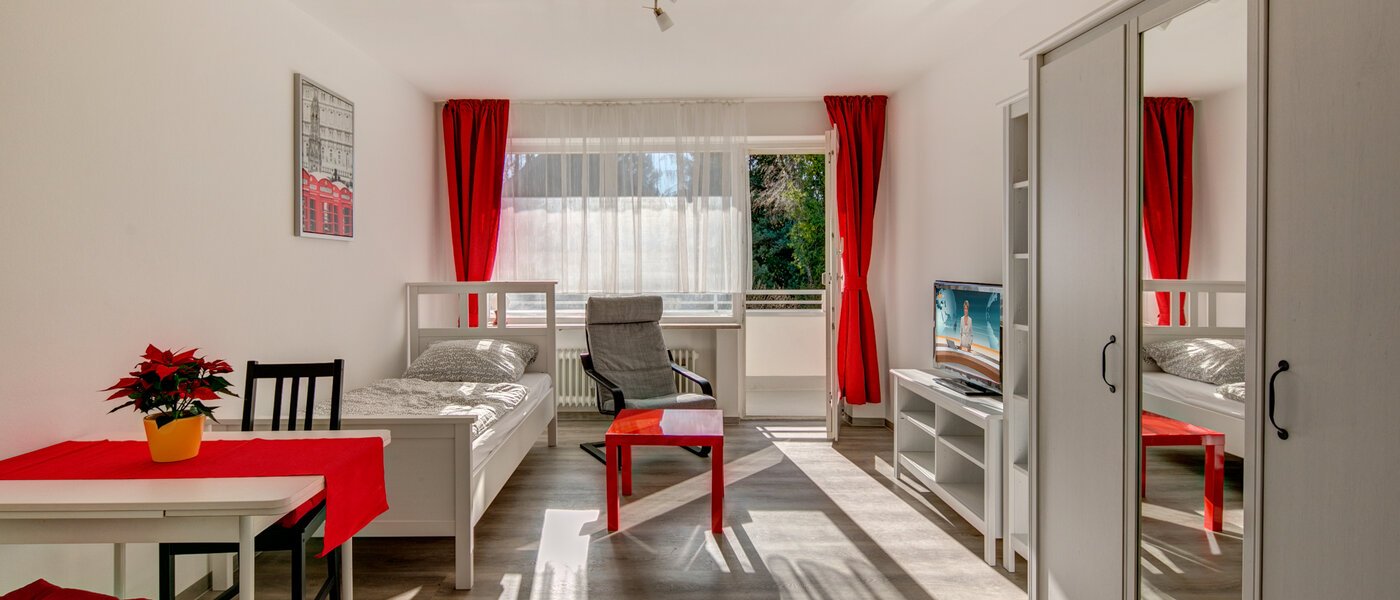 appartamento München Berg am Laim 01 soggiorno 1087