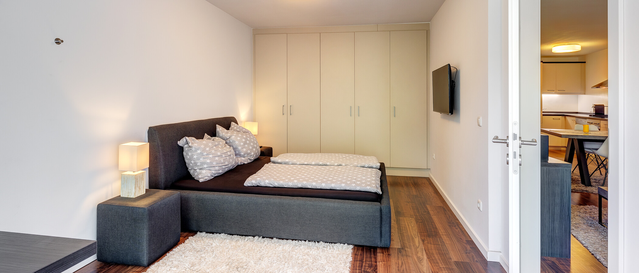 appartamento München Maxvorstadt 01 camera da letto 10870