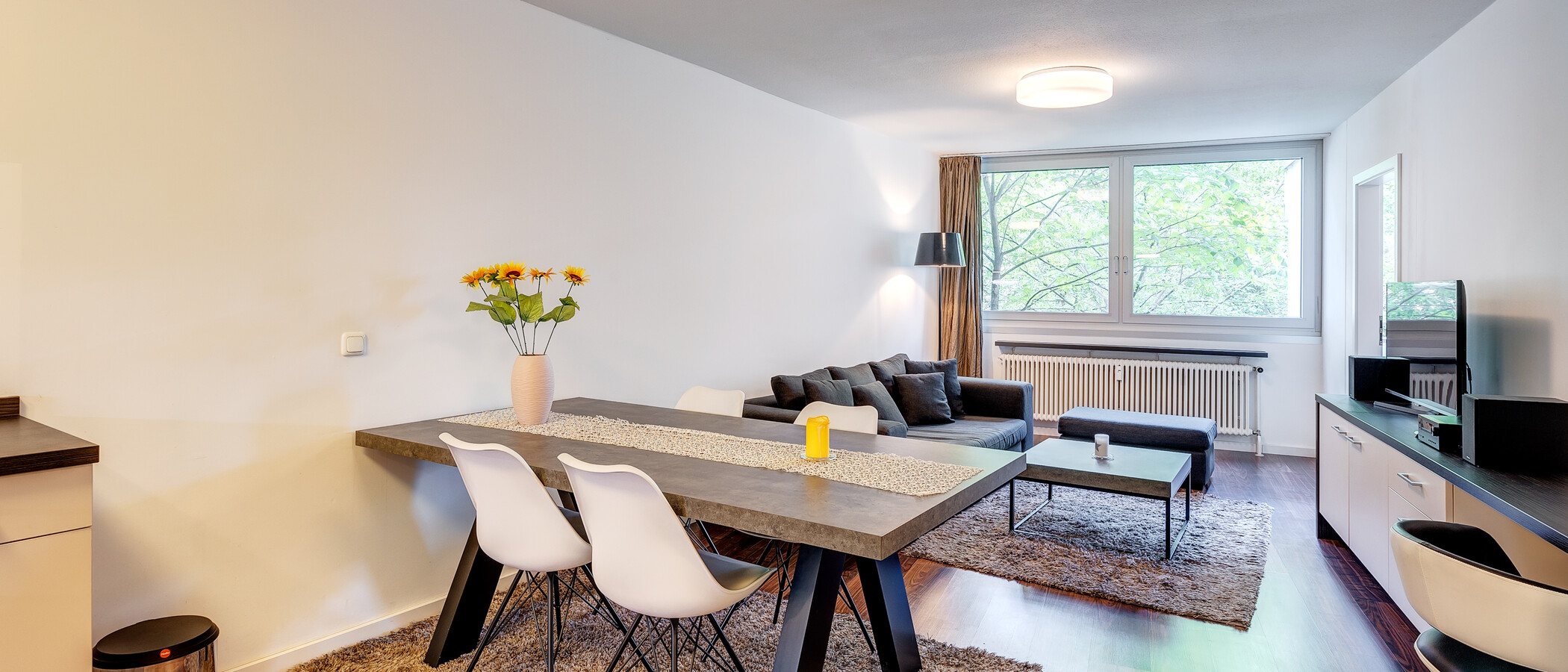 appartamento München Maxvorstadt 01 zona living 10870