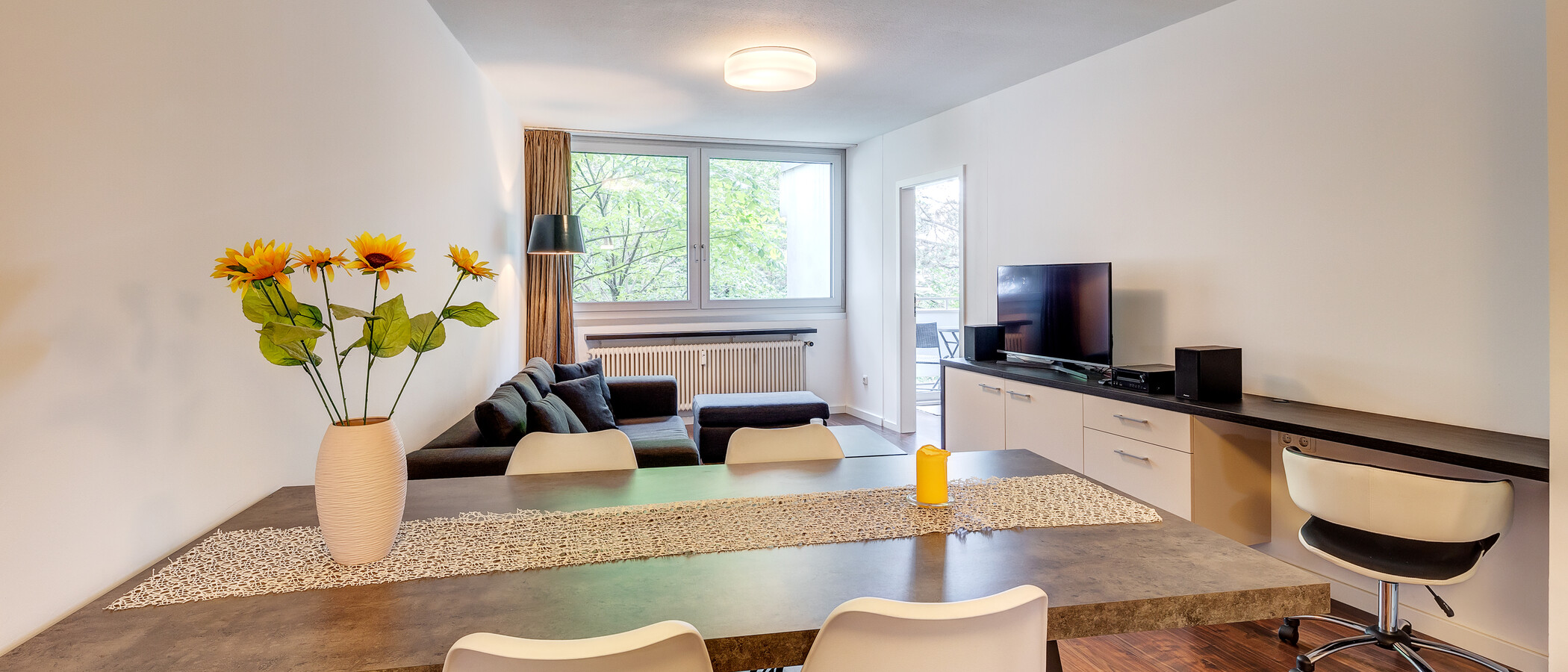 appartamento München Maxvorstadt 02 zona living 10870