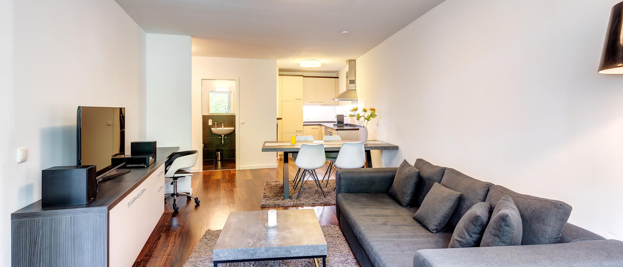appartamento München Maxvorstadt 04 zona living 10870
