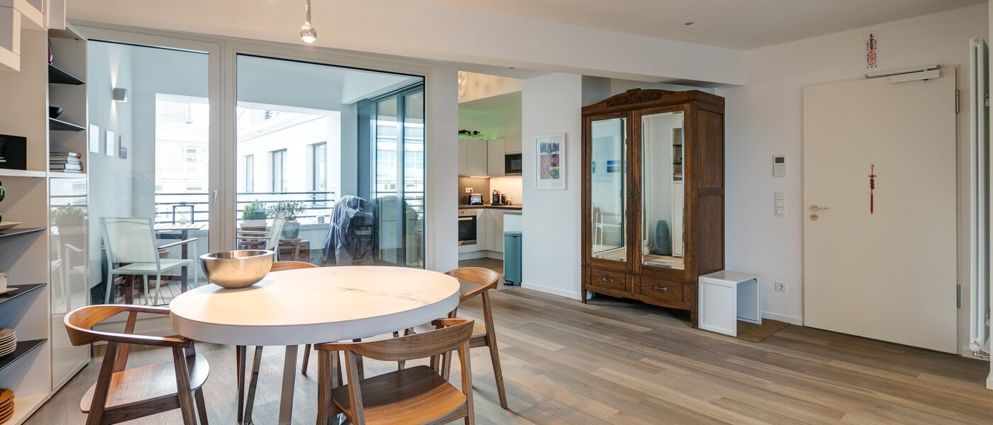 appartamento con galleria München Maxvorstadt 04 soggiorno 10881