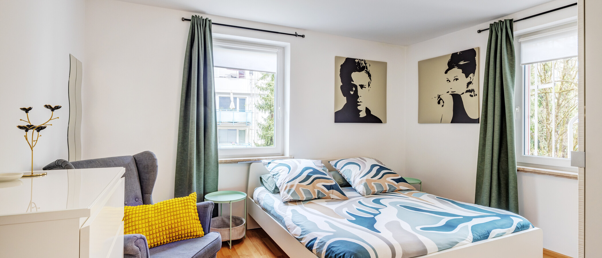 appartamento München Schwabing-West (rund um den Hohenzollernplatz) 01 camera da letto 10889