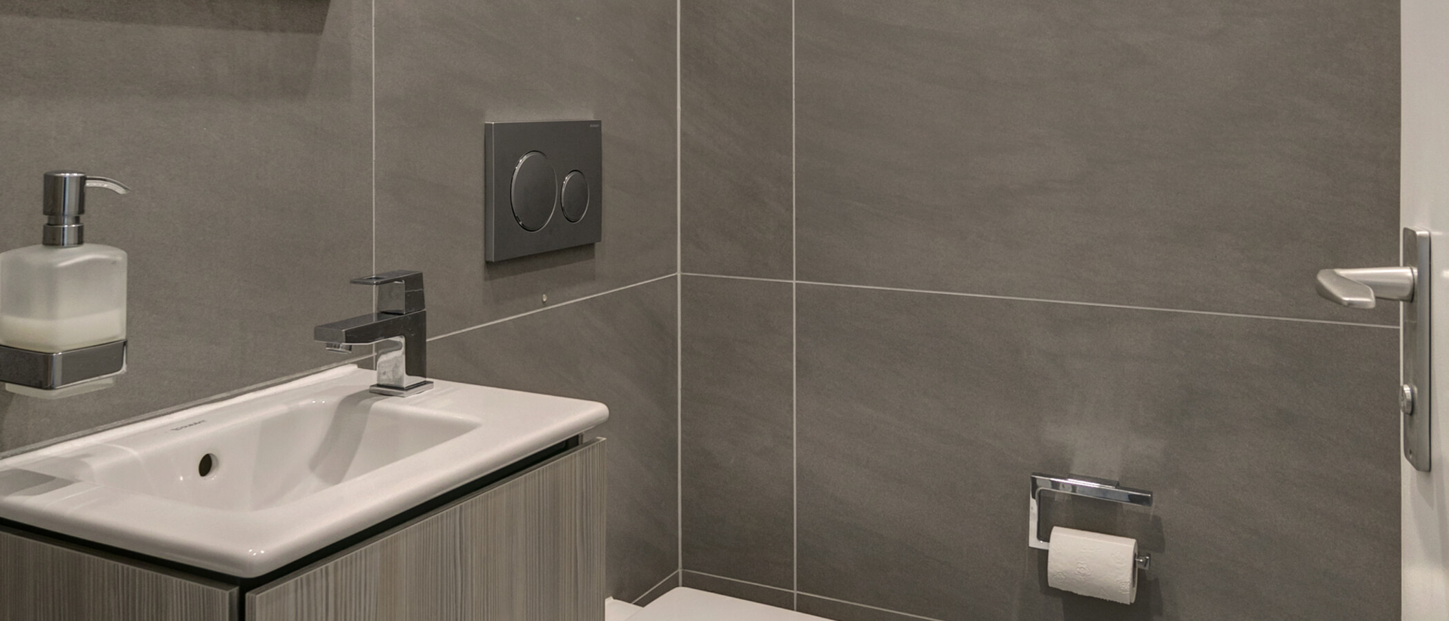 appartamento München Schwabing (rechts der Leopoldstraße) 01 toilette per gli ospiti 10897