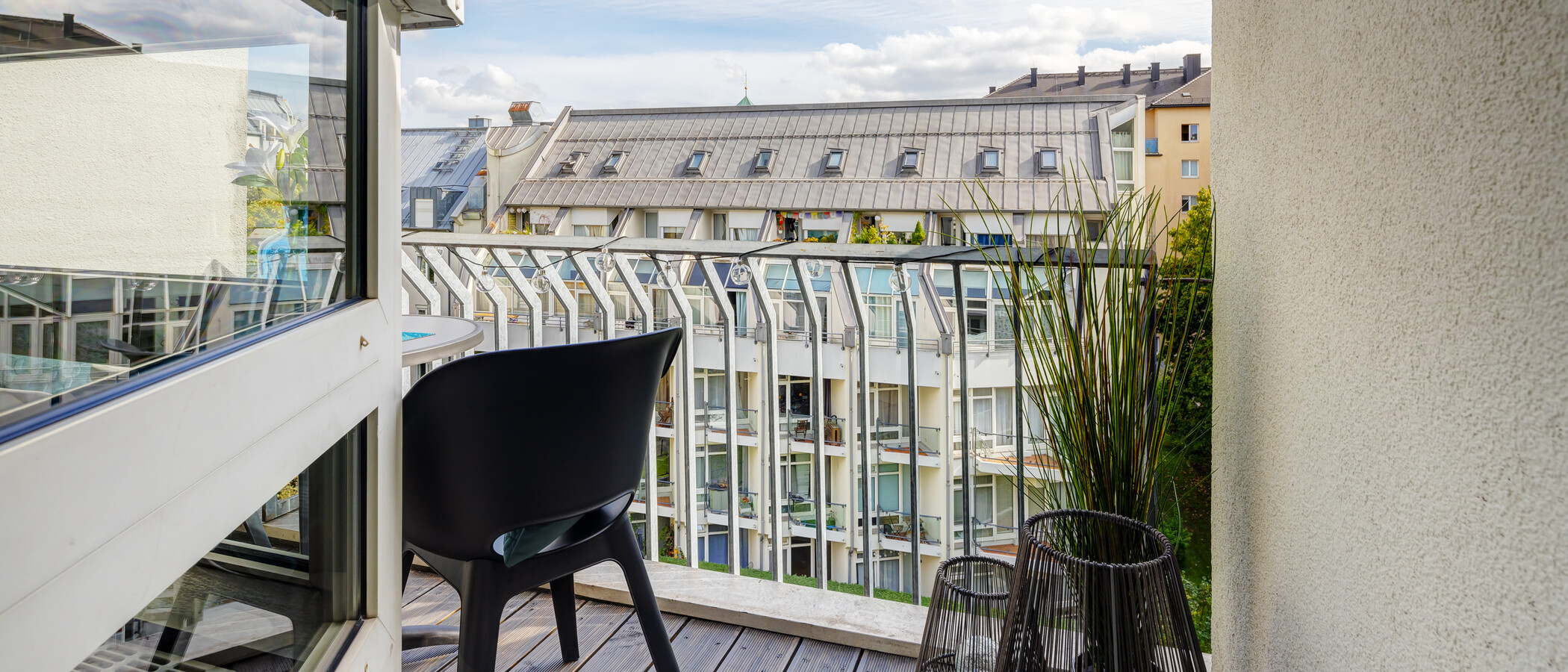 appartamento München Maxvorstadt - Museumsviertel 04 terrazza sul tetto 10918