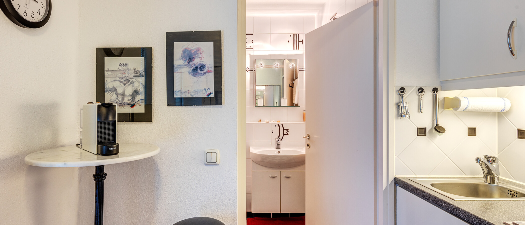 abitazione München Schwabing (links der Leopoldstraße) 03 cucina 1095