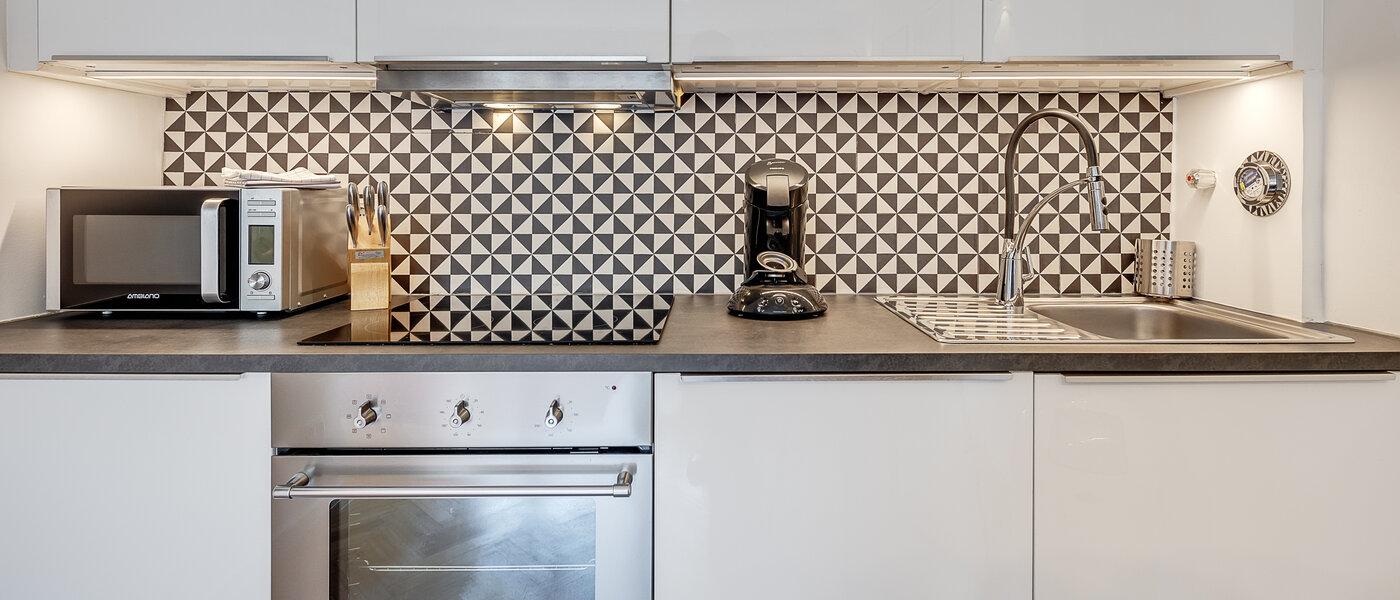 appartamento München Maxvorstadt - Universitätsviertel 02 cucina 10955