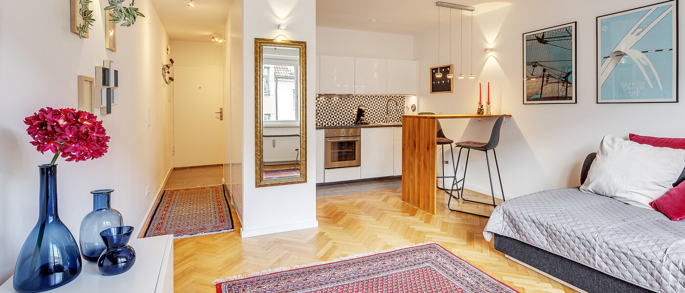 appartamento München Maxvorstadt - Universitätsviertel 02 zona living 10955