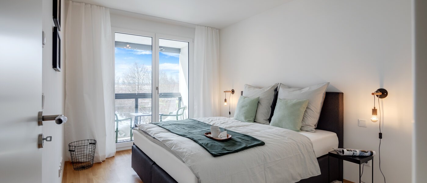 appartamento München Moosach 01 camera da letto 10967