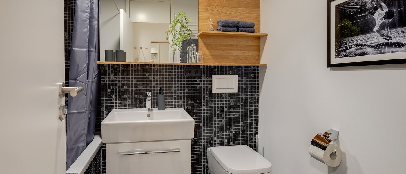 appartamento München Maxvorstadt - Amalienpassage 01 bagno 10996