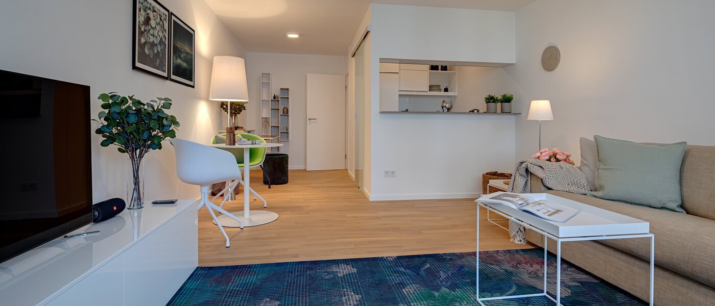 appartamento München Maxvorstadt - Amalienpassage 01 zona living 10996