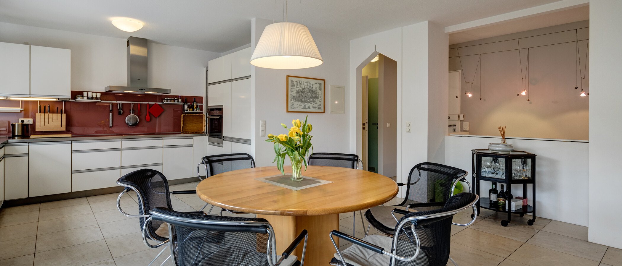 maisonette München Schwabing-West (rund um den Hohenzollernplatz) 05 sala da pranzo 11000