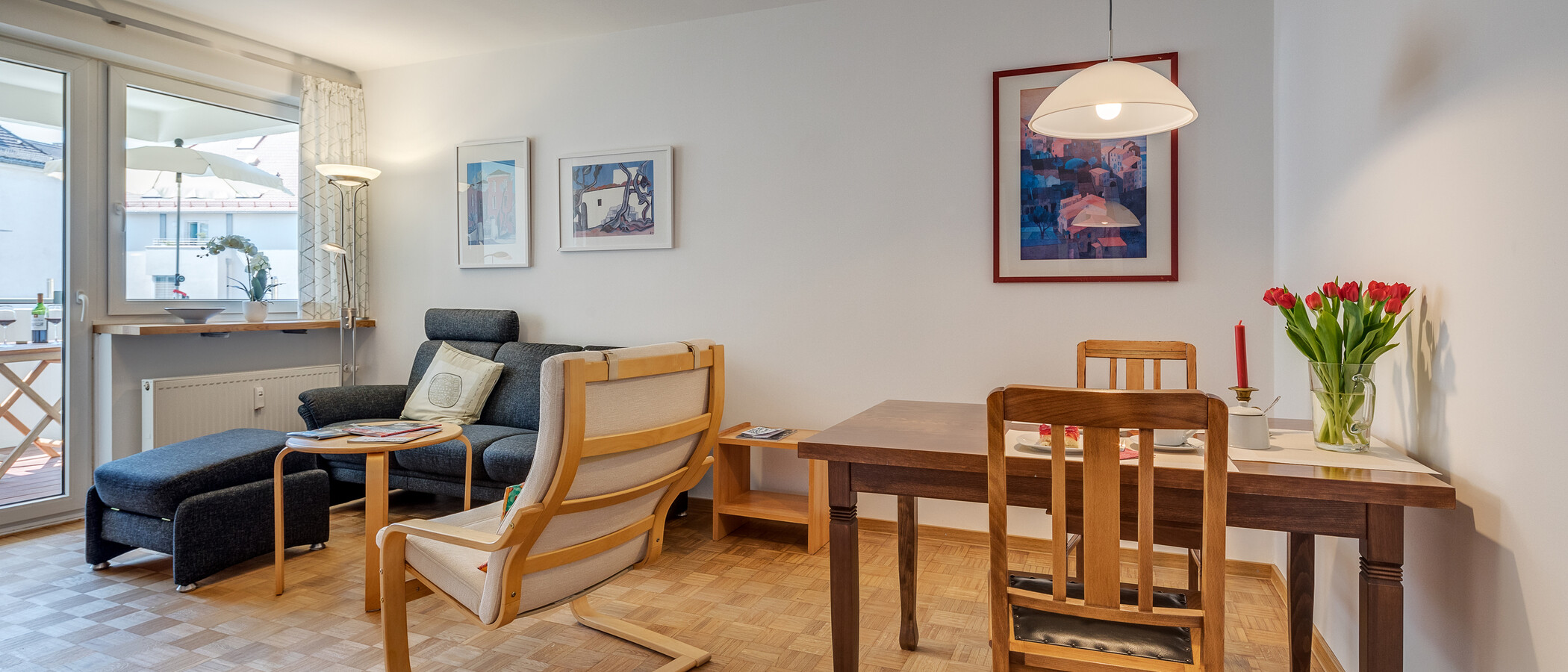 appartamento München Neuhausen 01 soggiorno 11009