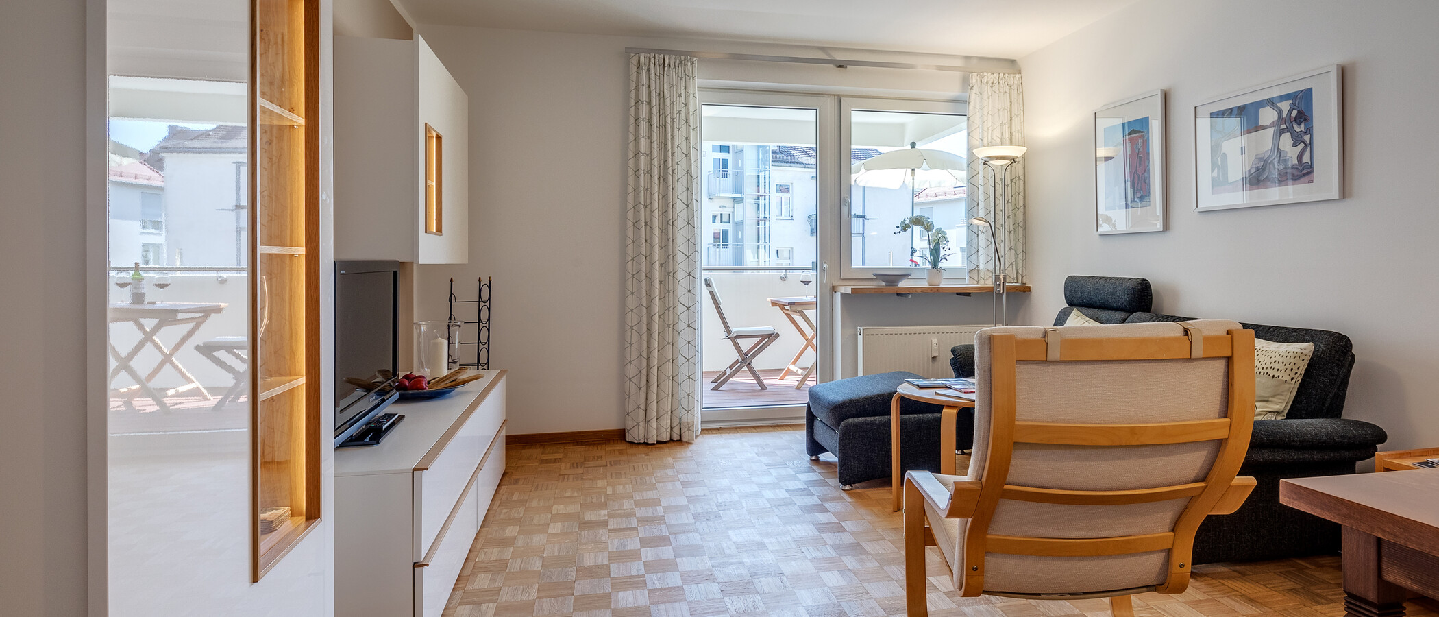 appartamento München Neuhausen 05 soggiorno 11009