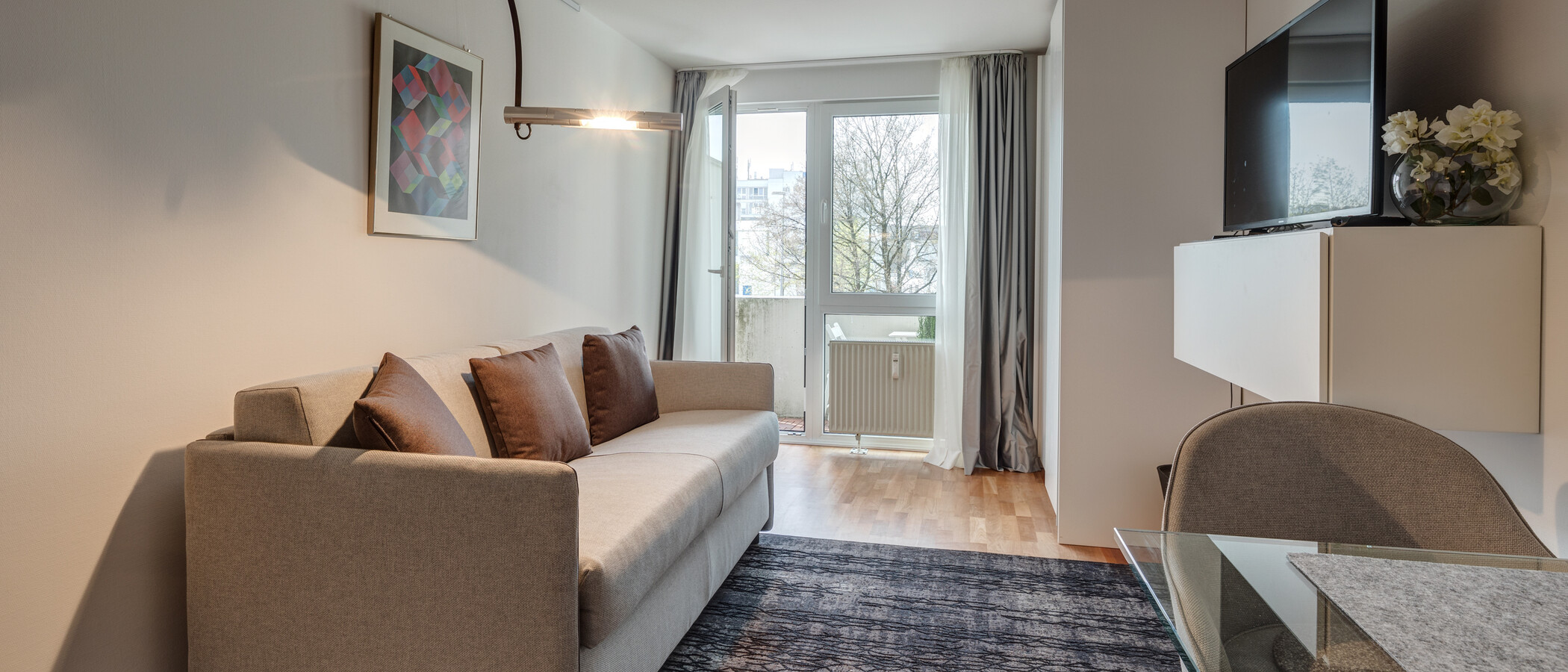 abitazione München Schwanthalerhöhe 01 zona living 11013