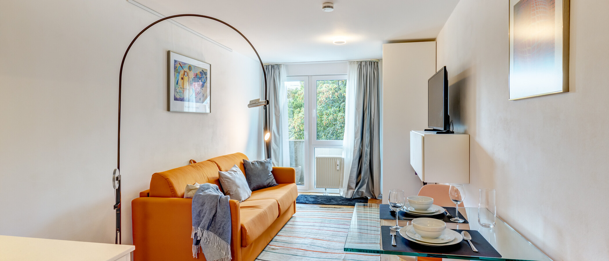 abitazione München Schwanthalerhöhe 01 zona living 11013