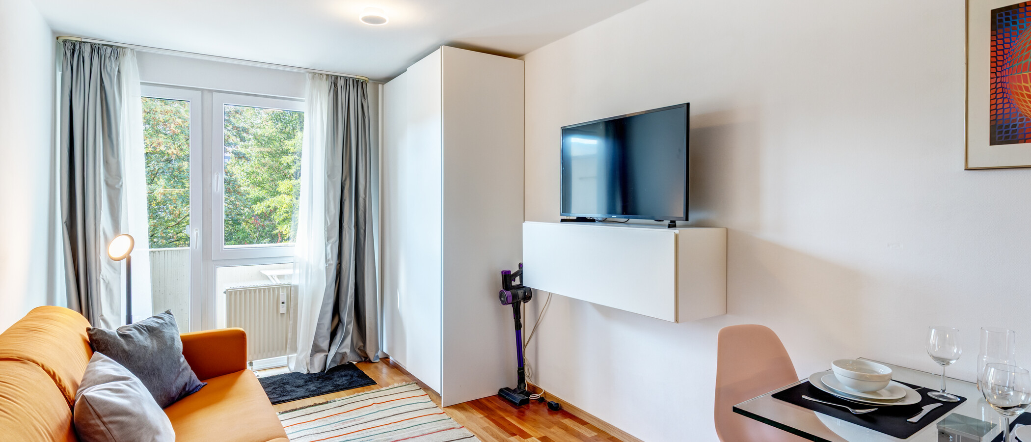 abitazione München Schwanthalerhöhe 02 zona living 11013