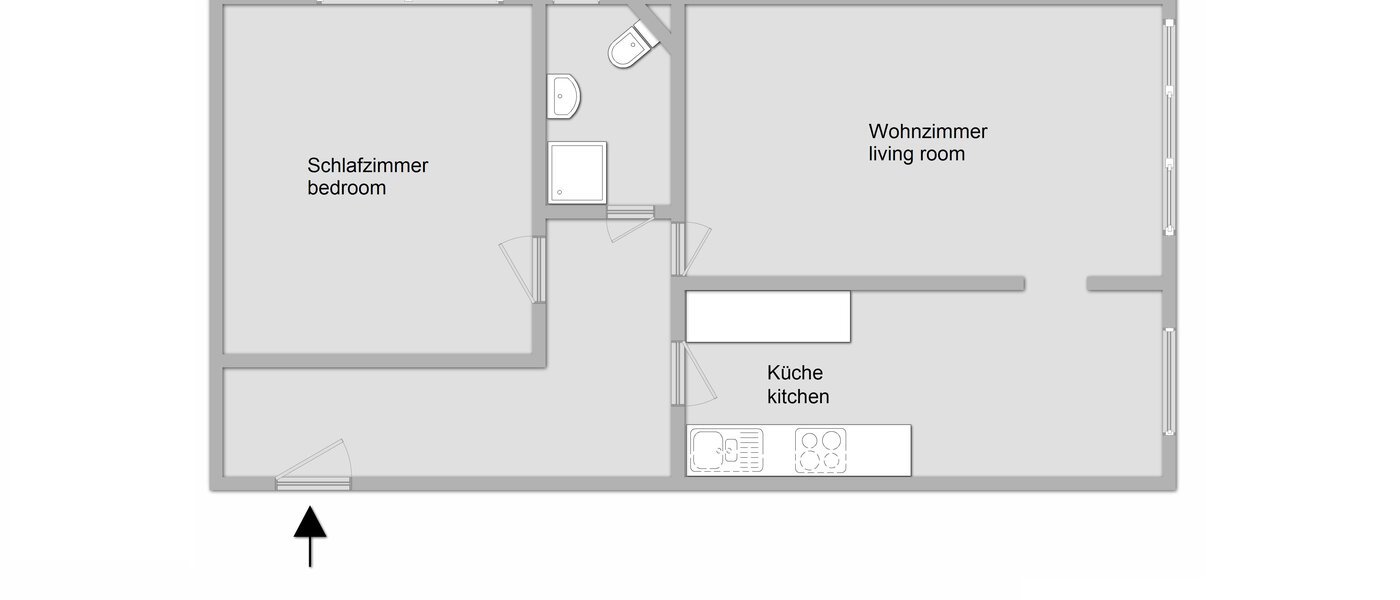 appartamento München Schwabing-West (rund um den Bonner Platz) 01 planimetria 11020