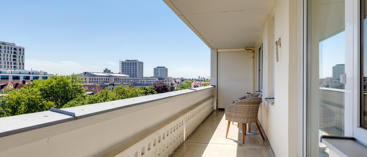 appartamento München Schwabing (links der Leopoldstraße) 01 balcone 11029