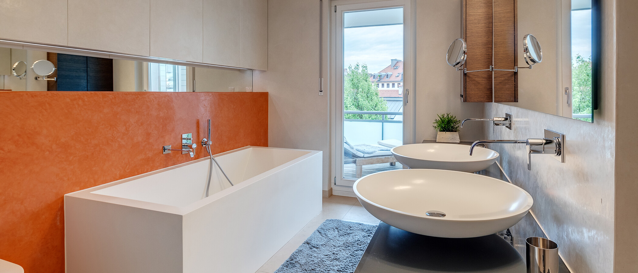 appartamento con galleria München Au 01 bagno 11032