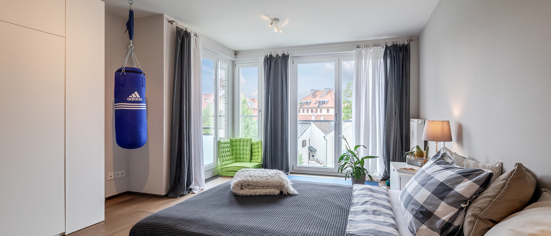 appartamento con galleria München Au 02 2° camera da letto 11032