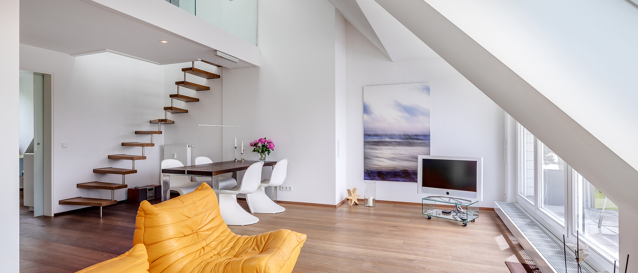 appartamento con galleria München Au 01 zona living 11032