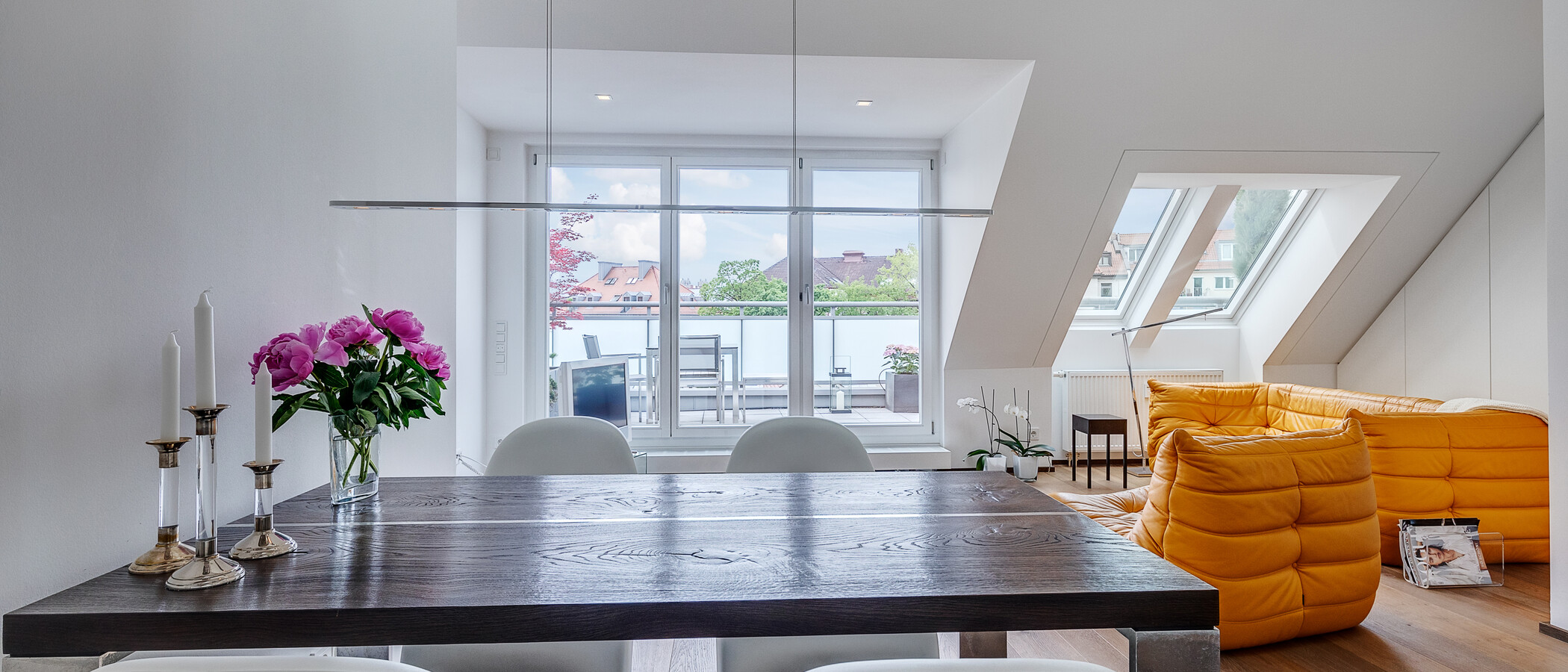 appartamento con galleria München Au 03 zona living 11032