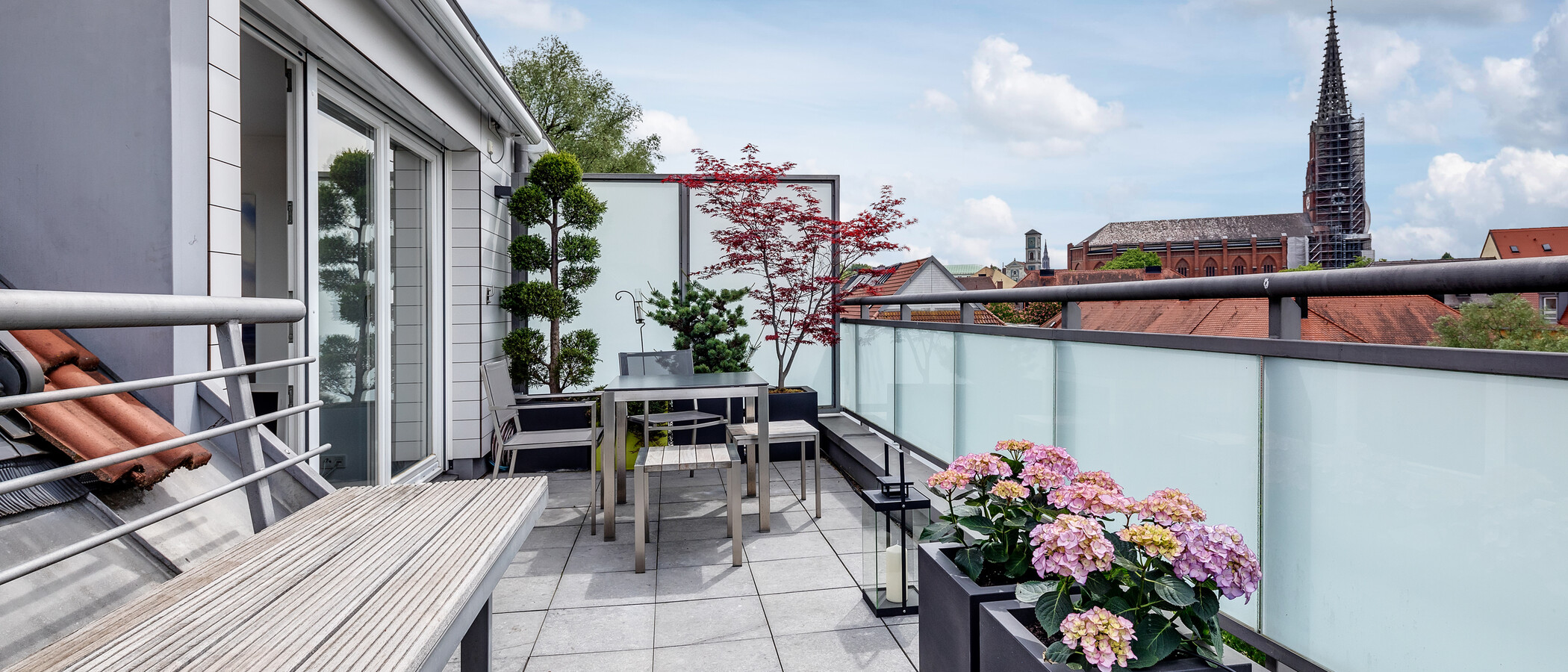 appartamento con galleria München Au 01 terrazza sul tetto 11032