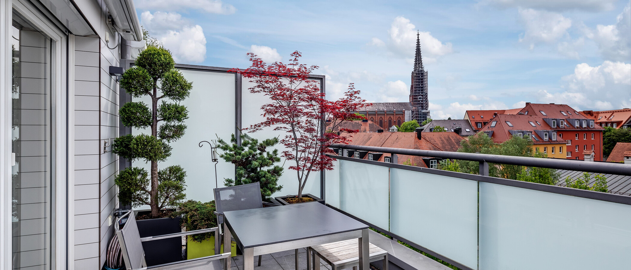 appartamento con galleria München Au 02 terrazza sul tetto 11032